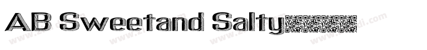 AB Sweetand Salty字体转换